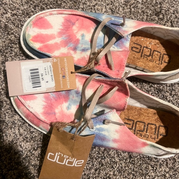 Hey Dude Shoes - New! Hey Dude women’s tye-dye  Moccasins priced to sell!